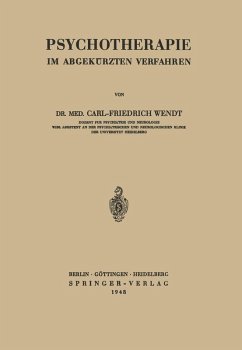 Psychotherapie (eBook, PDF) - Wendt, Carl-Friedrich