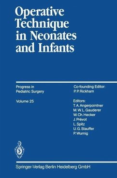 Cover Operative Technique in Neonates and Infants (eBook, PDF)