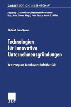 Technologien für innovative Unternehmensgründungen (eBook, PDF) - Brandkamp, Michael