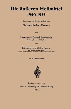 Die äußeren Heilmittel 1950-1955 (eBook, PDF) - Czetsch-Lindenwald, Hermann; Schmidt La Baume, Friedrich