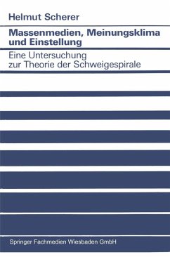 Cover Massenmedien, Meinungsklima und Einstellung (eBook, PDF)