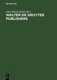 Walter de Gruyter Publishers (eBook, PDF)