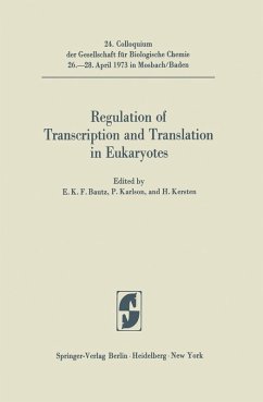 Cover Regulation of Transcription and Translation in Eukaryotes (eBook, PDF)