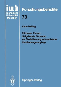 Effizienter Einsatz bildgebender Sensoren zur Flexibilisierung automatisierter Handhabungsvorgänge (eBook, PDF) - Welling, Ando