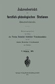 Jahresbericht der forstlich-phänologischen Stationen Deutschlands (eBook, PDF)