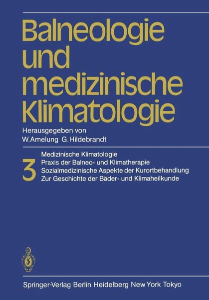 Balneologie und medizinische Klimatologie (eBook, PDF) Balneologie und medizinische Klimatologie (eBook, PDF)