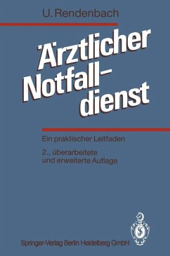 Cover Ärztlicher Notfalldienst (eBook, PDF)