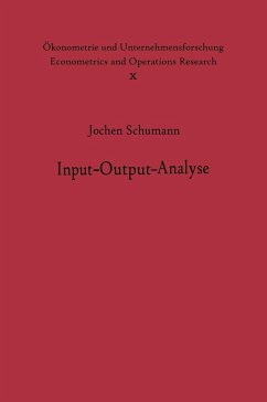 Input-Output-Analyse (eBook, PDF) - Schumann, J.