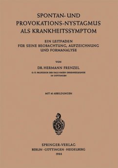 Cover Spontan-und Provokations-Nystagmus als Krankheitssymptom (eBook, PDF)