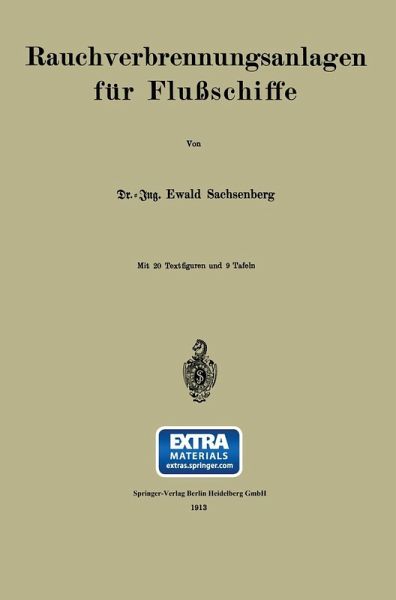 Rauchverbrennungsanlagen für Flußschiffe (eBook, PDF)