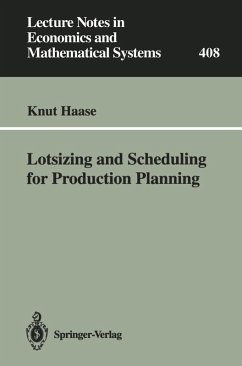 Lotsizing and Scheduling for Production Planning (eBook, PDF) - Haase, Knut