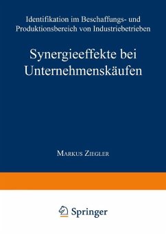 Synergieeffekte bei Unternehmenskäufen (eBook, PDF)