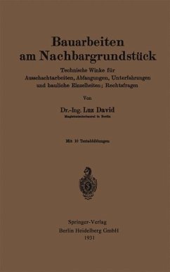 Cover Bauarbeiten am Nachbargrundstück (eBook, PDF)