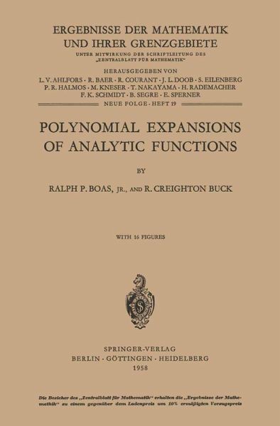 Polynomial Expansions of Analytic Functions (eBook, PDF) Polynomial Expansions of Analytic Functions (eBook, PDF)