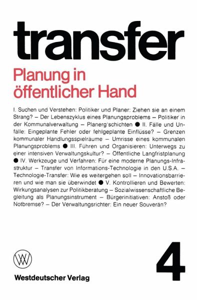 Planung in öffentlicher Hand (eBook, PDF)