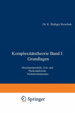 Komplexitätstheorie Band I: Grundlagen (eBook, PDF) - Reischuk, K. Rüdiger