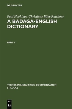 Cover A Badaga-English Dictionary (eBook, PDF)