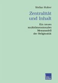 Zentralität und Inhalt (eBook, PDF)