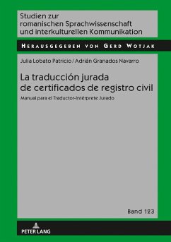 La traducción jurada de certificados de registro civil - Lobato Patricio, Julia;Granados Navarro, Adrián