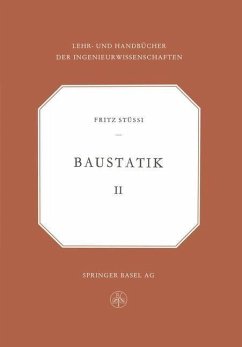 Vorlesungen über Baustatik (eBook, PDF) - Stussi, Fritz