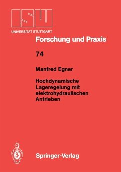 Hochdynamische Lageregelung mit elektrohydraulischen Antrieben (eBook, PDF) - Egner, Manfred