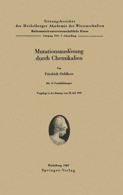Cover Mutationsauslösung durch Chemikalien (eBook, PDF)