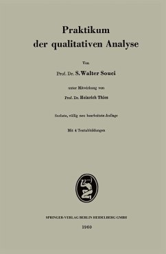 Praktikum der qualitativen Analyse (eBook, PDF) - Souci, S. W.