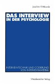 Das Interview in der Psychologie (eBook, PDF)