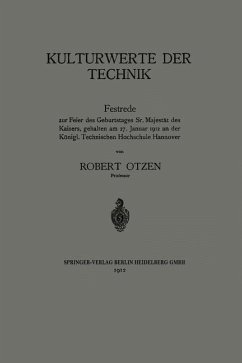 Kulturwerte der Technik (eBook, PDF) - Otzen, Robert