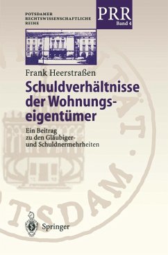 Schuldverhältnisse der Wohnungseigentümer (eBook, PDF) - Heerstraßen, Frank