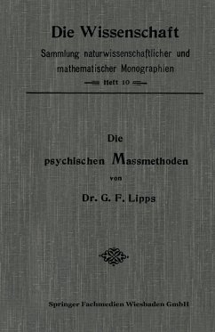Cover Die Psychischen Massmethoden (eBook, PDF)