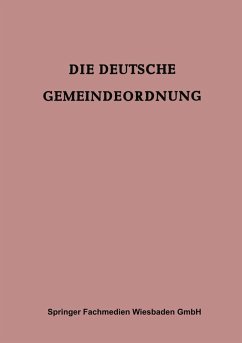 Die Deutsche Gemeindeordnung (eBook, PDF) - Zone), Germany (Territory under Allied occupation