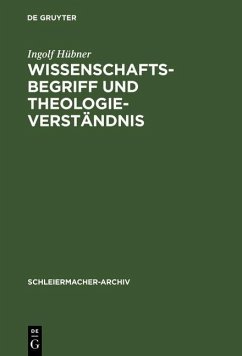 Cover Wissenschaftsbegriff und Theologieverständnis (eBook, PDF)