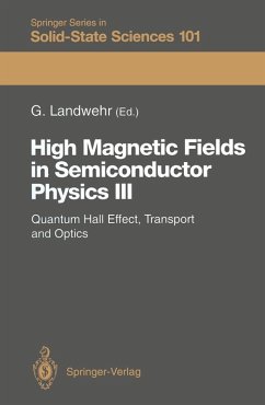 Cover High Magnetic Fields in Semiconductor Physics III (eBook, PDF)