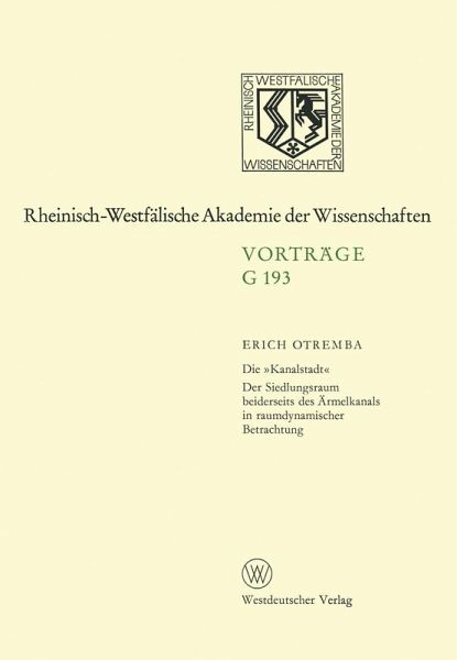 Die »Kanalstadt« (eBook, PDF) Die »Kanalstadt« (eBook, PDF)