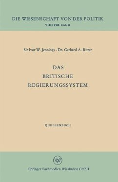 Das britische Regierungssystem (eBook, PDF) - Jennings, Ivor W.