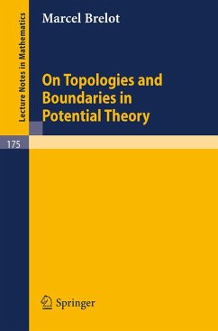 On Topologies and Boundaries in Potential Theory (eBook, PDF) - Brelot, Marcel