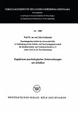Ergebnisse psychologischer Untersuchungen am Unfallort (eBook, PDF)
