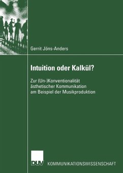 Intuition oder Kalkül? (eBook, PDF) - Jöns-Anders, Gerrit