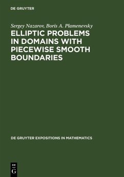 Elliptic Problems in Domains with Piecewise Smooth Boundaries (eBook, PDF) - Nazarov, Sergey; Plamenevsky, Boris A.