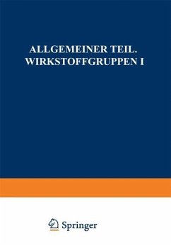 Cover Allgemeiner Teil. Wirkstoffgruppen I (eBook, PDF)