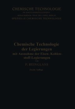 Cover Chemische Technologie der Legierungen (eBook, PDF)