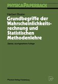 Grundbegriffe der Wahrscheinlichkeitsrechnung und Statistischen Methodenlehre (eBook, PDF)