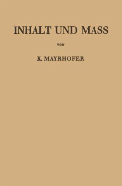 Inhalt und Mass (eBook, PDF) - Mayrhofer, Karl