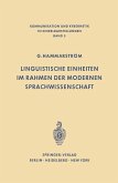 Linguistische Einheiten im Rahmen der modernen Sprachwissenschaft (eBook, PDF)