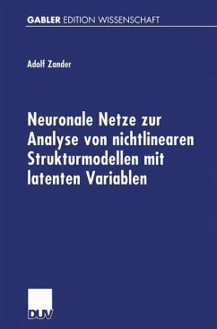Neuronale Netze zur Analyse von nichtlinearen Strukturmodellen mit latenten Variablen (eBook, PDF) - Zander, Adolf