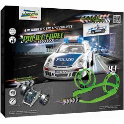 Darda 50254 - Police Force, Polizei, Rennauto, Rennbahn Fahrzeug