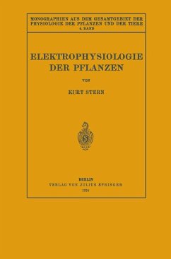 Cover Elektrophysiologie der Pflanzen (eBook, PDF)
