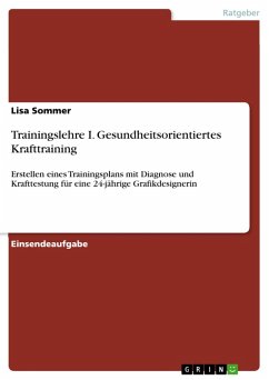 Trainingslehre I. Gesundheitsorientiertes Krafttraining (eBook, PDF)