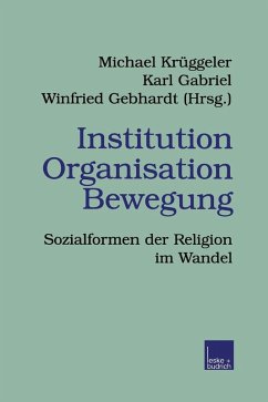 Cover Institution Organisation Bewegung (eBook, PDF)